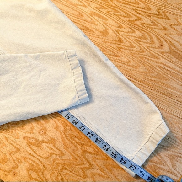 Agolde High Rise White and Blue Jeans Relaxed Fit - Picture 15 of 16